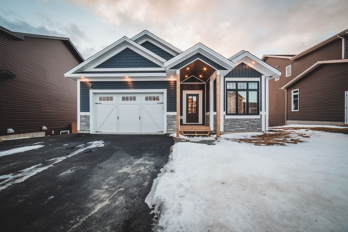 HVAC services in North York modern family home in winter