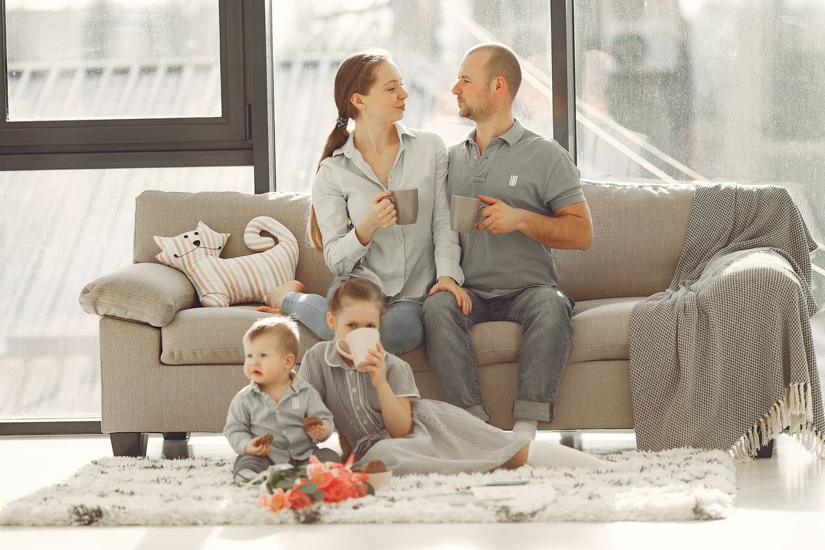 HVAC services in Richmond Hill keep this family comfortable at home
