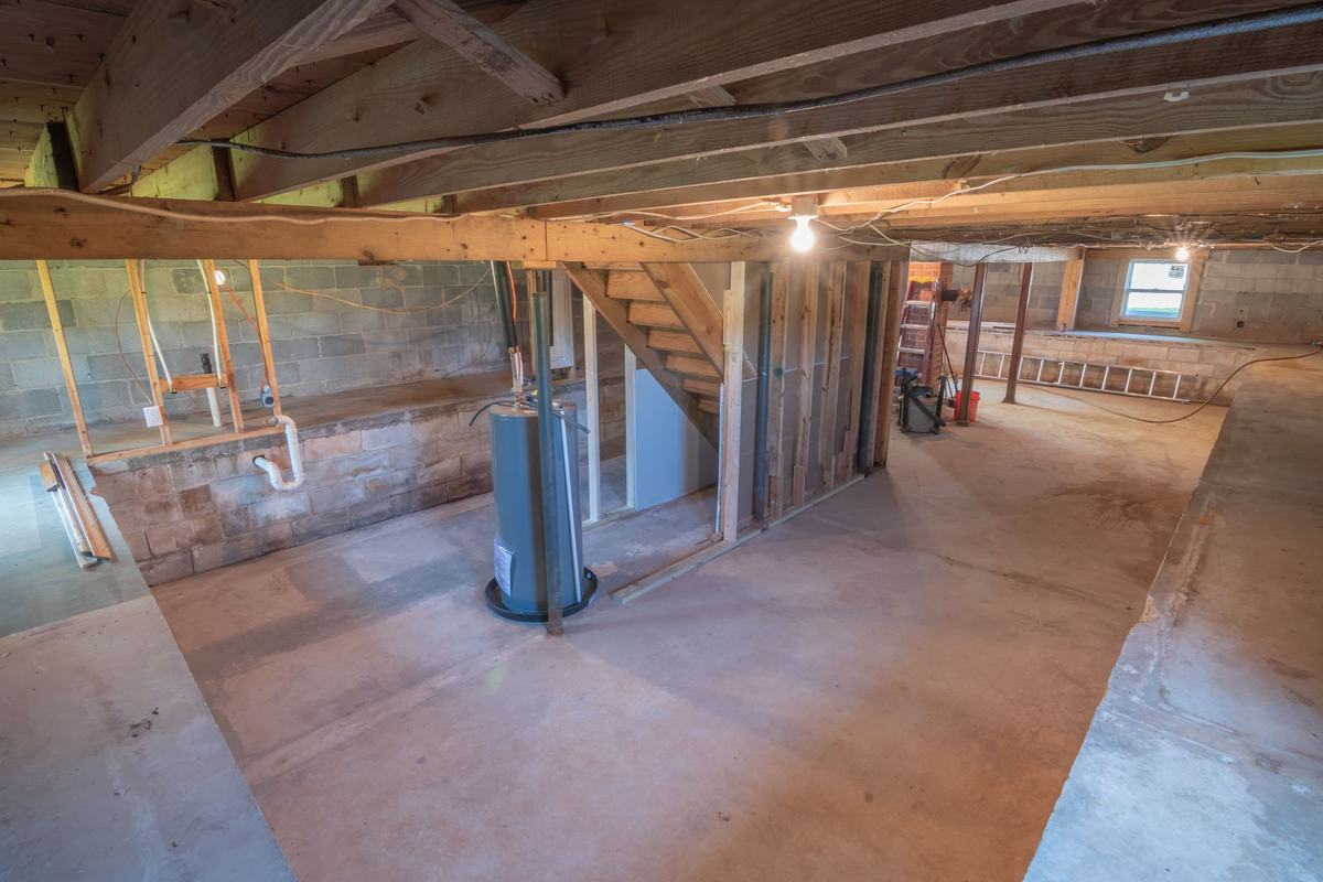 Water heater installation in Vaughan basement water heater